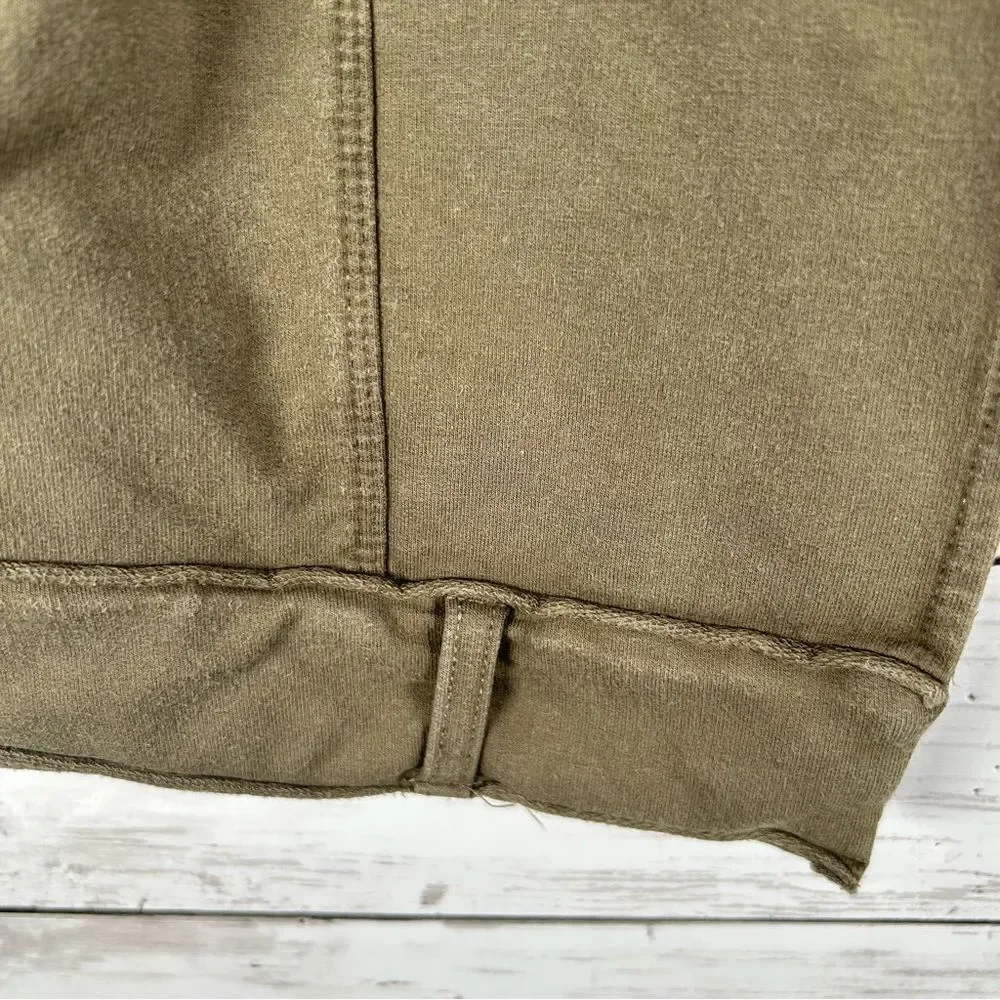 JOE’S Jeans  Trucker Cotton Knit Army Green Cropped Vest M